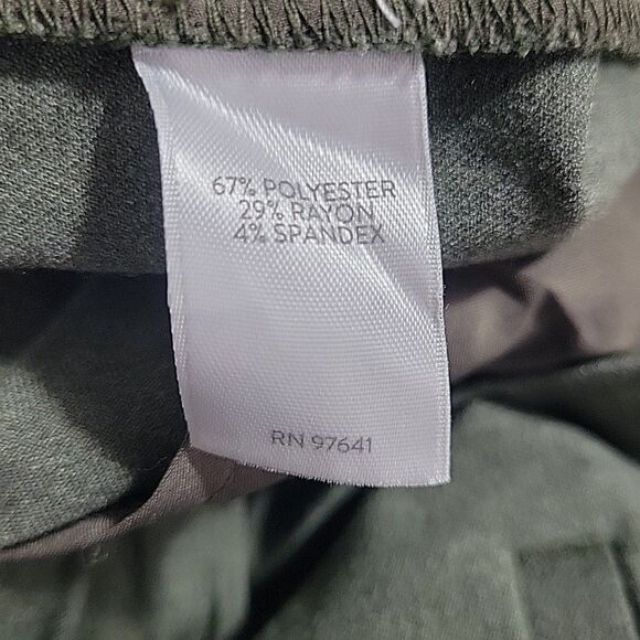 J Jill Pants Essential Stretch Twill Pants Size 16 Moss Stone Heather Office - Picture 9 of 9